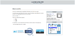 Desktop Screenshot of lockme.evermeet.cx